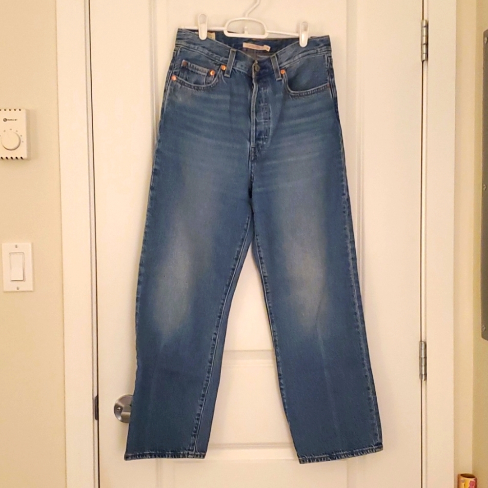 Levis Ribcage Straight leg jean
